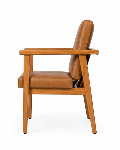 Sillón Ajusco | Elegante para Comedor o Sala en Madera Natural