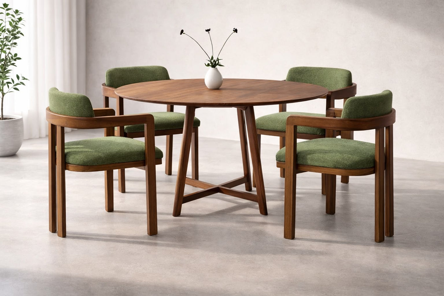 Silla Japón | Silla para Comedor de Madera Natural