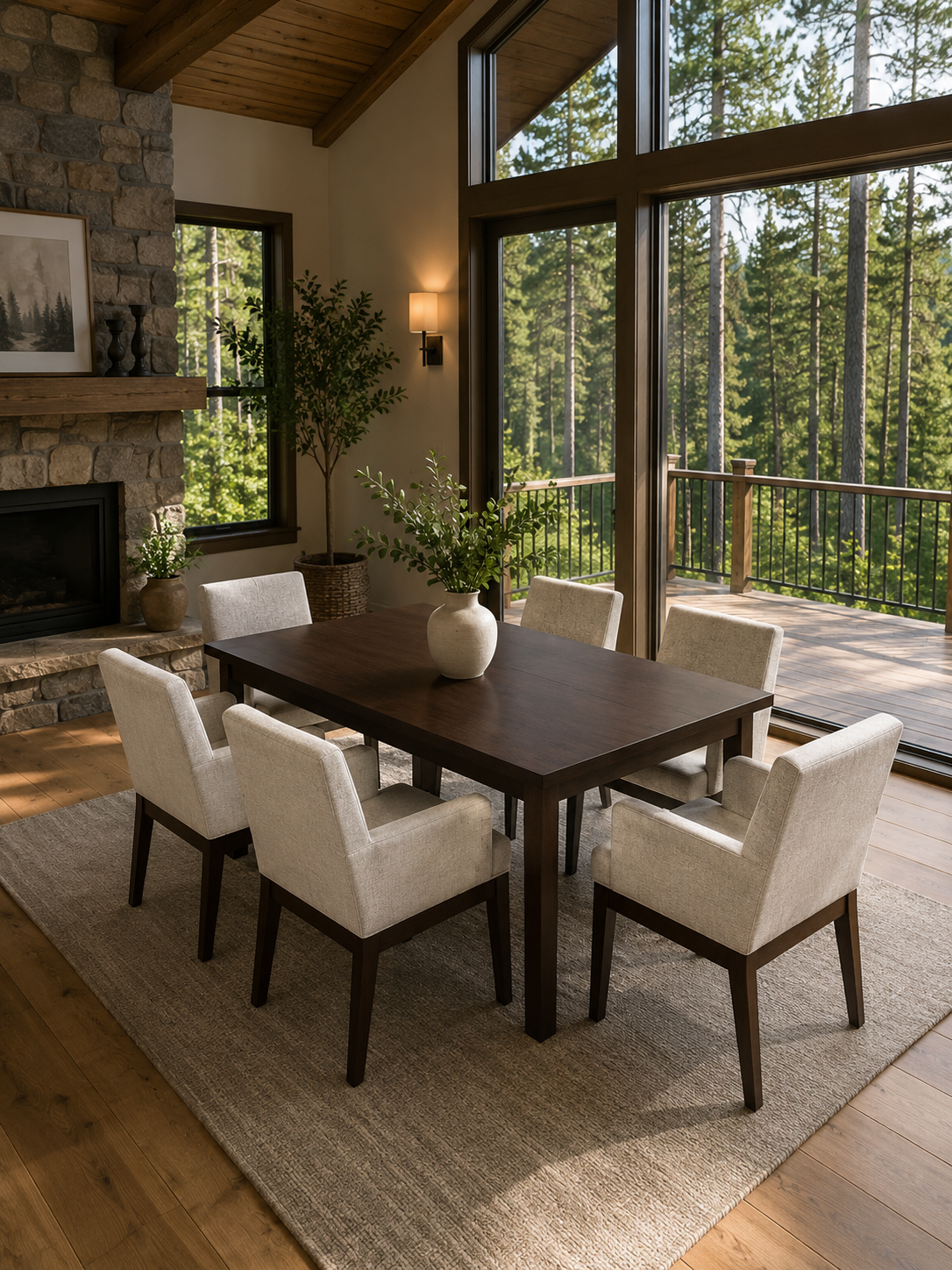 Comedor Moderno Style de Madera para 6 Personas