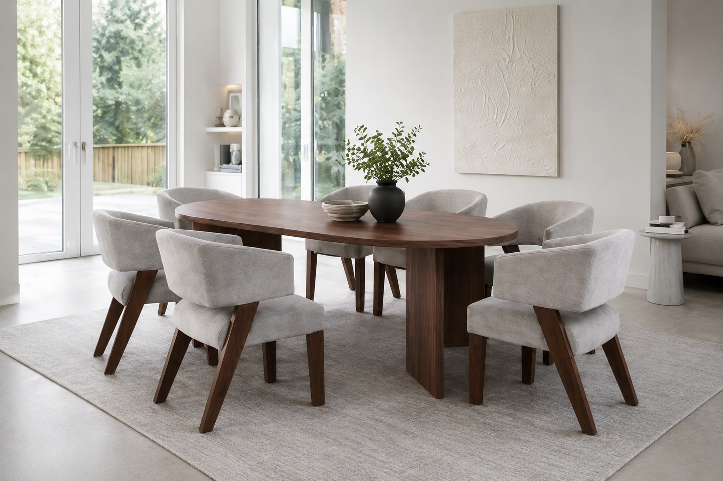 Silla Agra | Silla para Comedor de Madera Natural