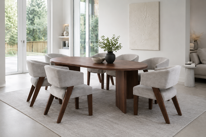 Silla Agra | Silla para Comedor de Madera Natural