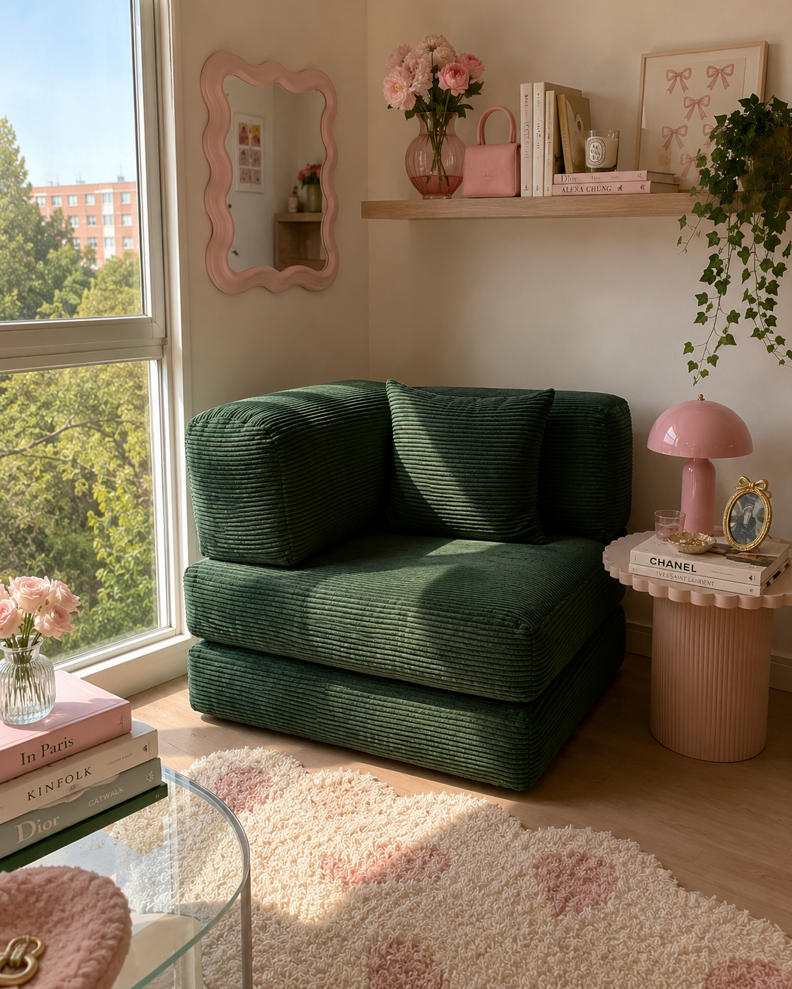 Sofá Cama Teddy Individual | Sofá Cama Cómodo para Sala y Visitas