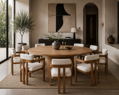 Mesa Eugenia de Rosa Morada | Mesa para Comedor