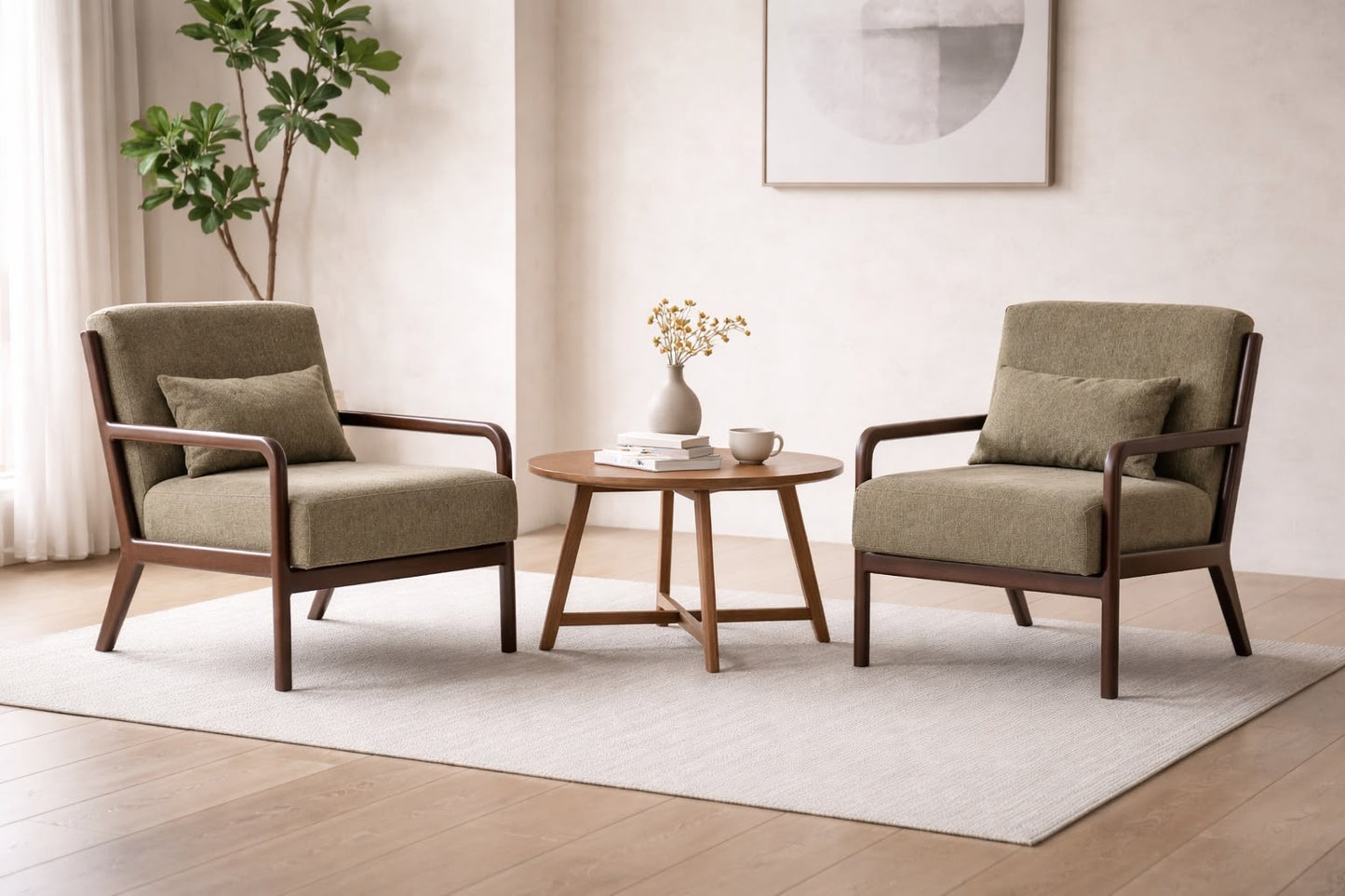 Sillón Fresno | Elegante de Madera para Sala