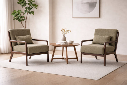 Sillón Fresno | Elegante de Madera para Sala