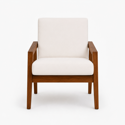 Silla Faro | Silla para Comedor de Madera Natural