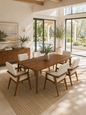 Comedor Faro para 6 Personas en Madera de Parota Natural