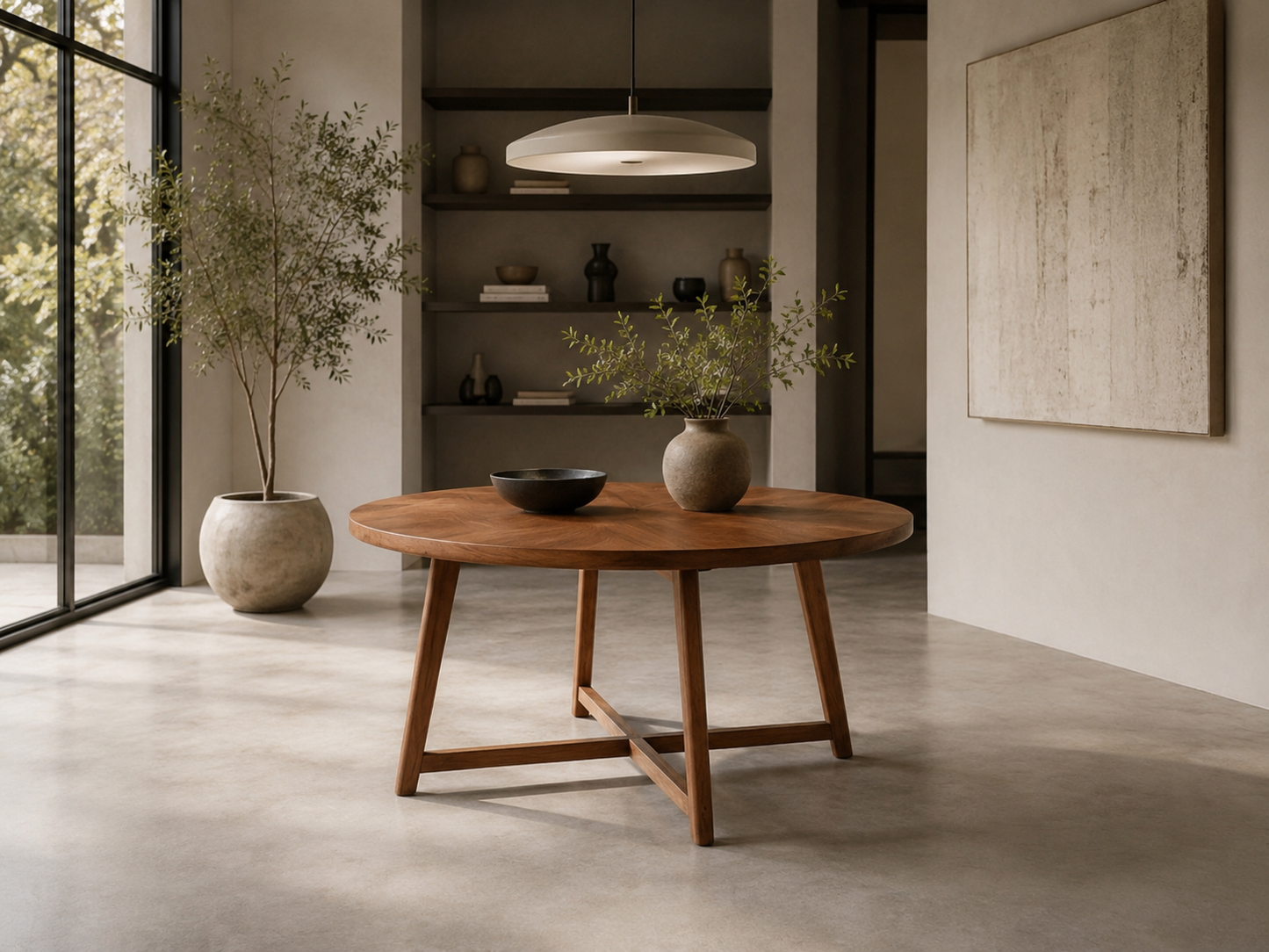 Mesa Tapalpa de Madera Natural | Comedor Moderno