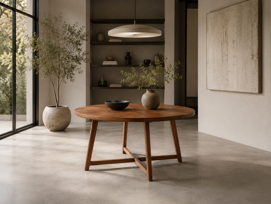 Mesa Tapalpa de Madera Natural | Comedor Moderno