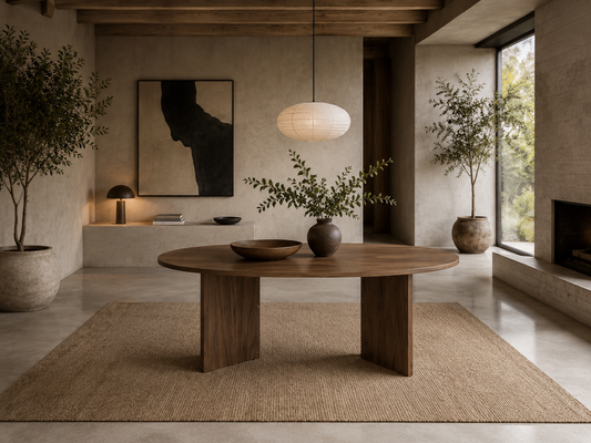 Mesa Treviso de Madera Natural | Comedor Moderno