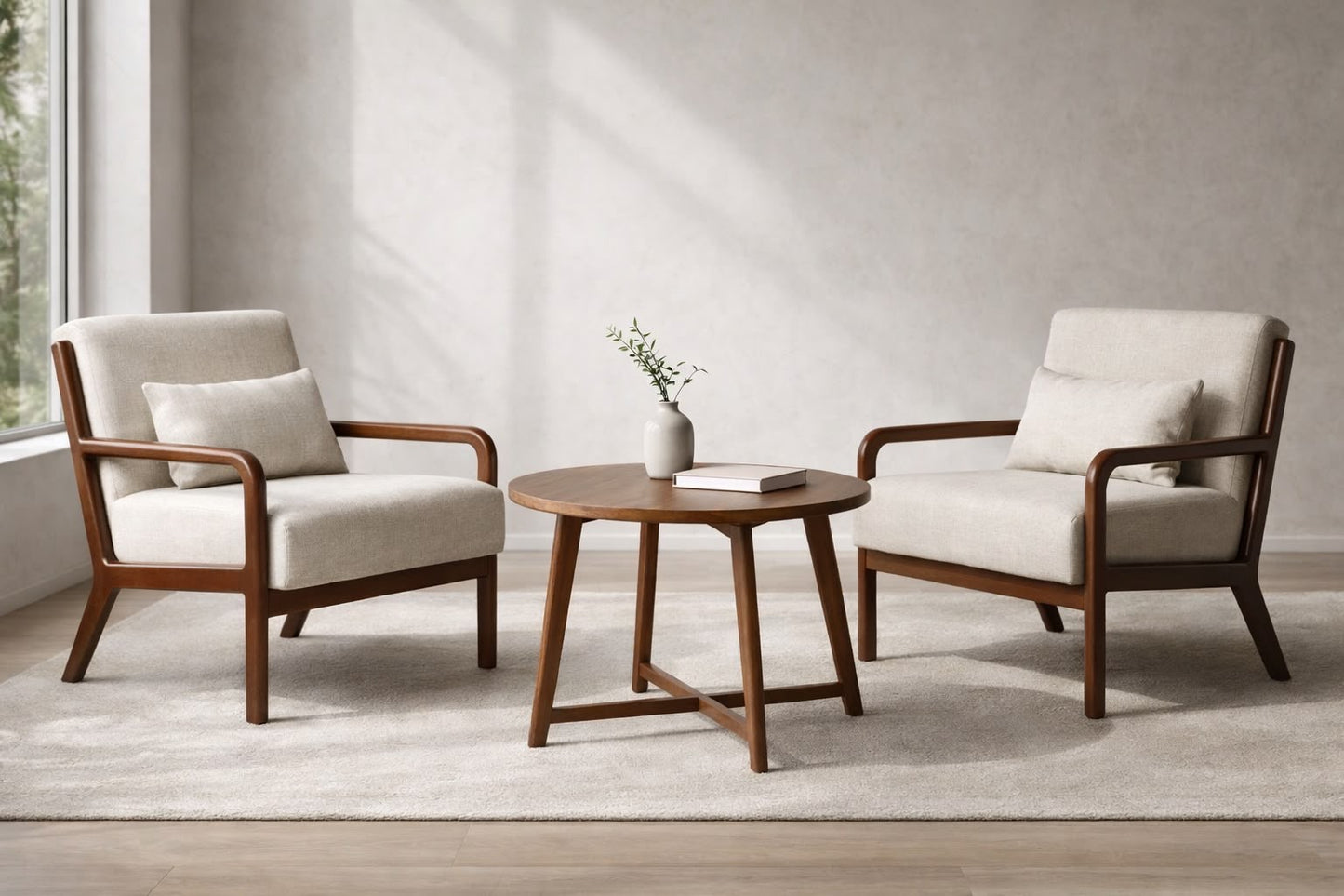 Sillón Fresno | Elegante de Madera para Sala